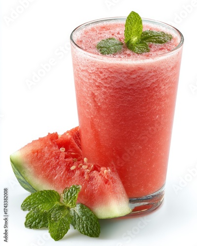 watermelon smoothie with watermelon