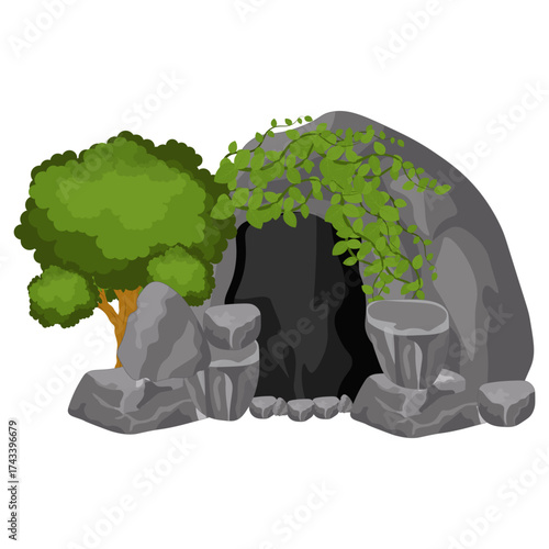 Cave Illustration