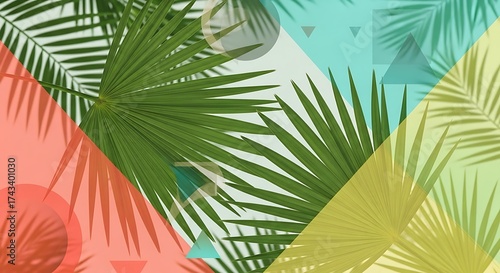 Tropical Leaf Geometry Patterns