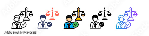 Ethical Leadership multiple icon