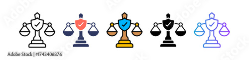 Legal Fairness multiple icon