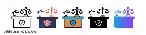 Ethical Workplace multiple icon