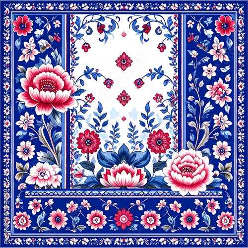 Floral textile design