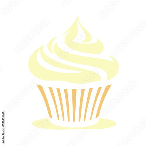 Chocolate Vanilla Cupcake Icon