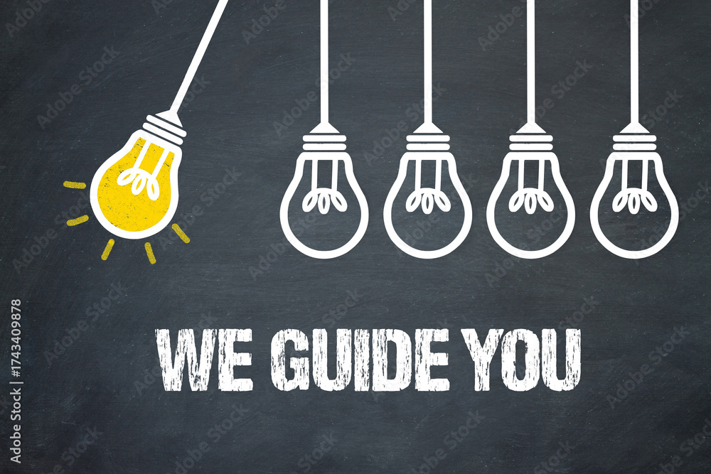 Fototapeta premium We Guide You