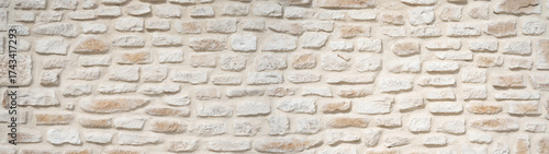 White gray beige light rustic brick wall brickwork stonework masonry texture ...