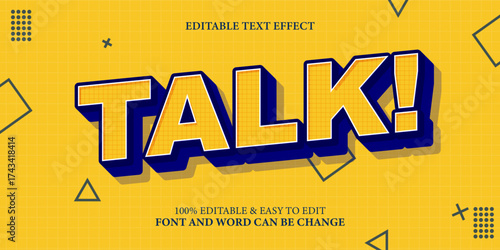 Talk  text effect podcast  text style