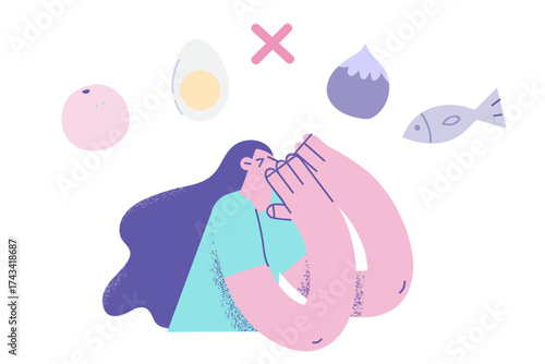Allergy and special food diet concept