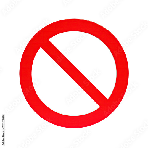 Free Download A vibrant red circular sign, diagonally bisected by a red bar, on a stark black background - GFXLoad