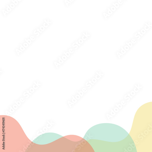 Transparent Blob Footer