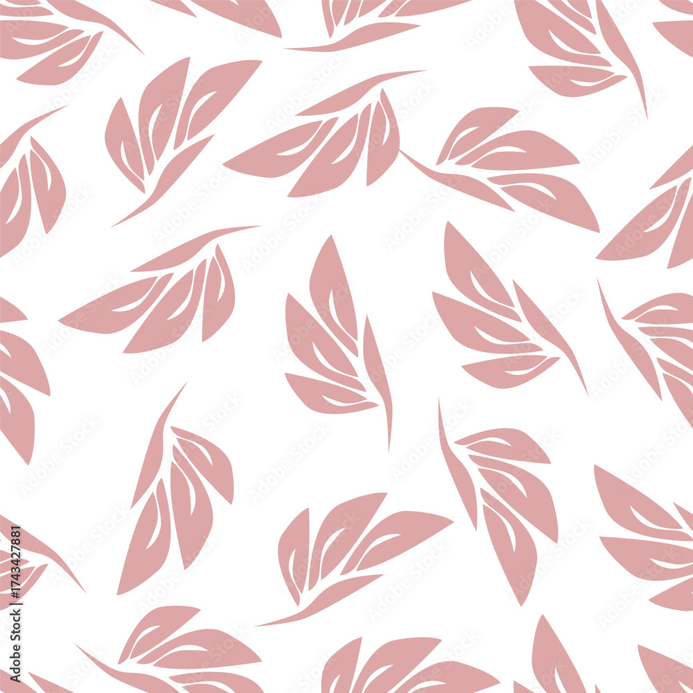 Fototapeta premium Cute hand drawn feminine seamless pattern with wildflowers 