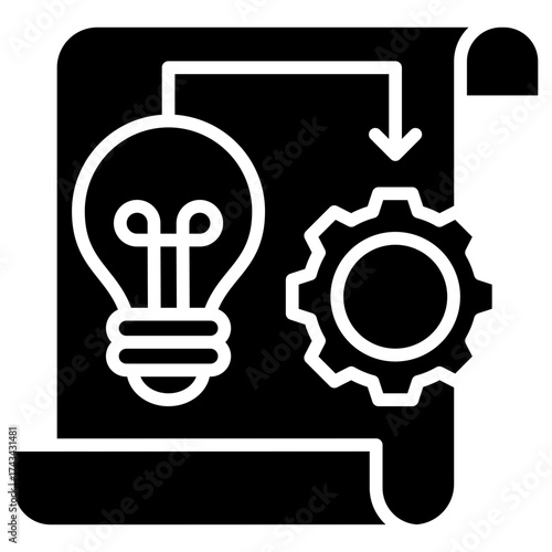 Implementation Plan glyph icon