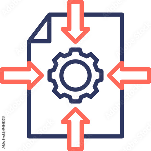 Project Alignment line color icon