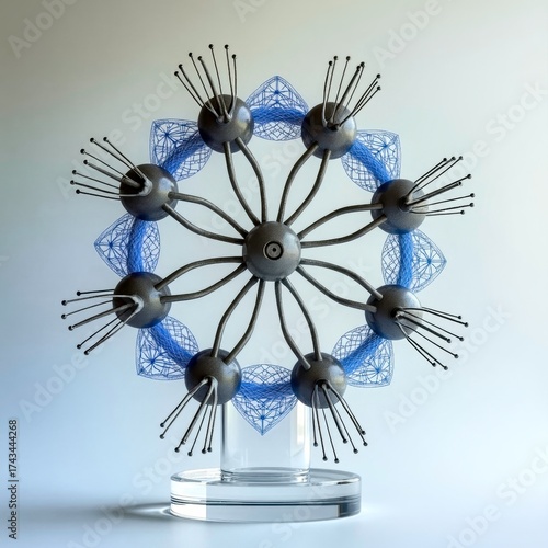 Technological and artistic patterns of radiation structures