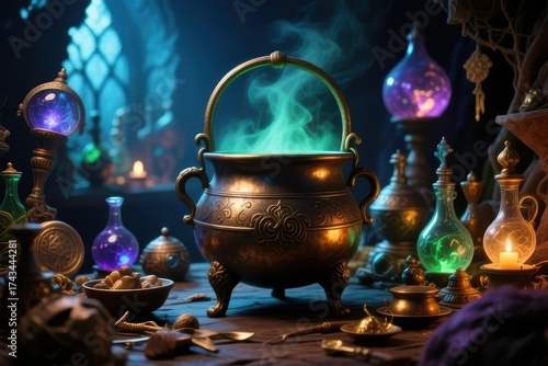 Enchanted Cauldron Scene
