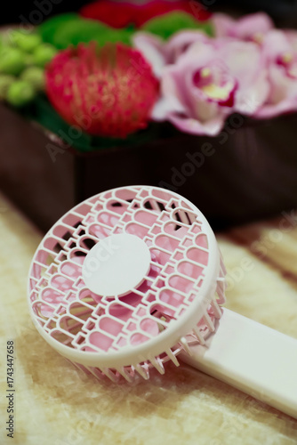Wallpaper Mural Pink small electric fan Torontodigital.ca