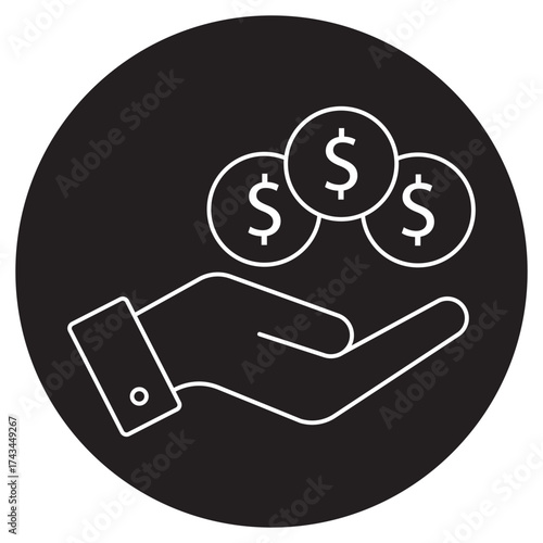 Total Profit Icon, Maximizing Total Profit, Strategies for Sustainable Earnings, Driving Growth Through Profitability, Total Profit as a Measure of Success, vector, vector