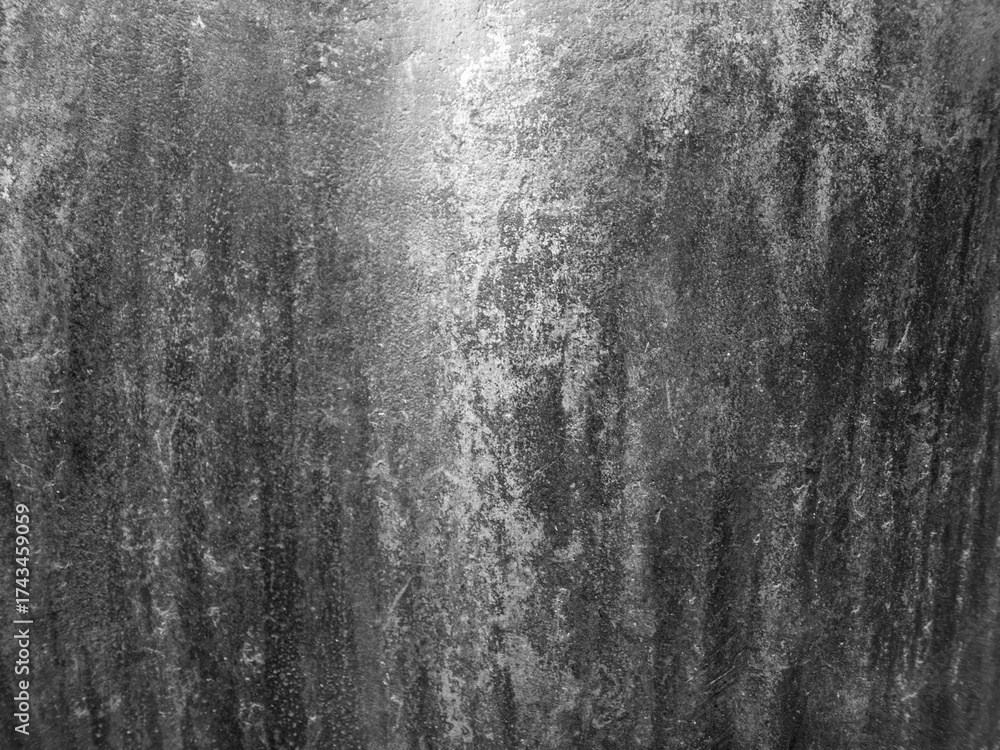 Fototapeta premium グレースケール 石膏 壁面 テクスチャー