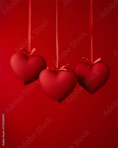 Valentine’s Day, romantic hearts, love concept, red hearts, pink hearts, blue hearts, textured hearts, pastel background, minimal design, romantic decoration, love celebration, Valentine background, r