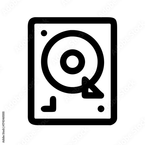 Hard drive, a storage device for computer data