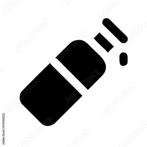 Spray bottle icon for cleaning and disinfection