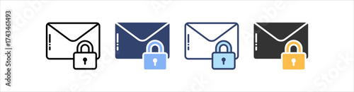 Mail Icon Set Multiple Style Collection