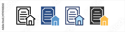 Bequest Icon Set Multiple Style Collection