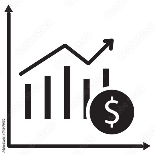 Annual Profit Growth Icon, Maximizing Annual Profit Growth, Strategies for Sustainable Earnings, Driving Business Expansion through Profit Growth, Annual Profit Growth as a Success Indicator, vector