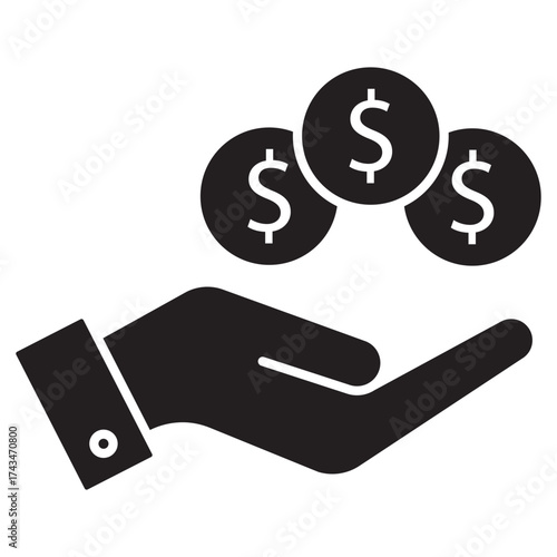 Total Profit Icon, Maximizing Total Profit, Strategies for Sustainable Earnings, Driving Growth Through Profitability, Total Profit as a Measure of Success, vector