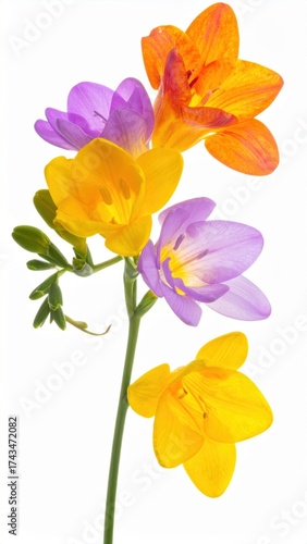 Wallpaper Mural Freesia stunning high-quality image with bright tones and perfect balance. Torontodigital.ca