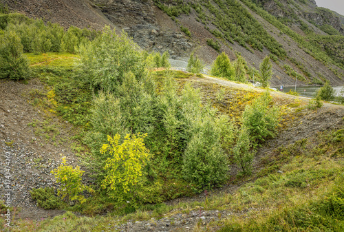 Thr historic landmark of the tallboy crater in Norway
