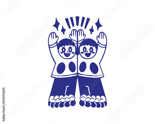 vector illustration of a happy birthday card