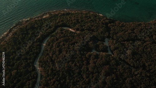 Kroatische Küste am Meer der Adria