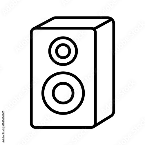 Speaker sound icon vector 1000px