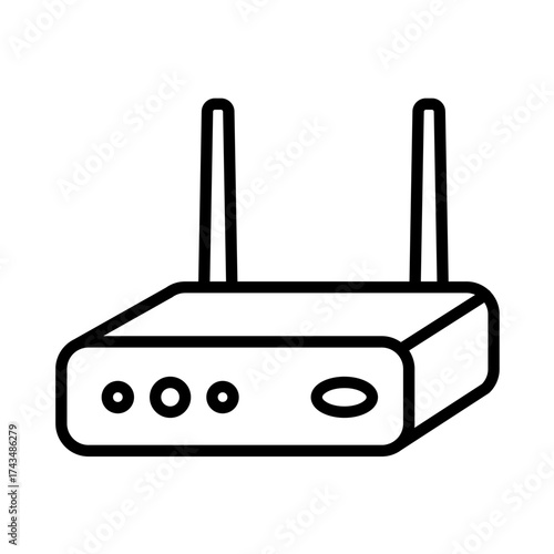 Router wifi vector icon 1000px