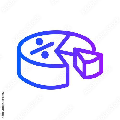 icon seo with style gradient