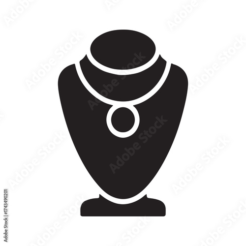 Jewelry Display Stand Classic Solid Symbol