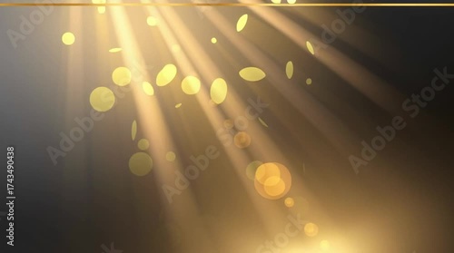 Black Gold Dual Tone Background