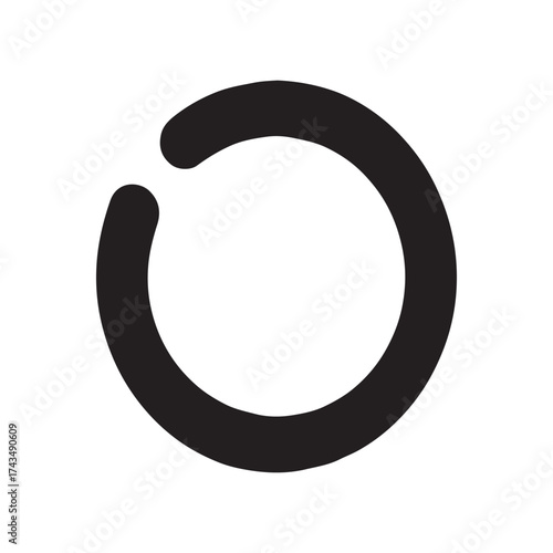Septum Ring Stylish Solid Icon