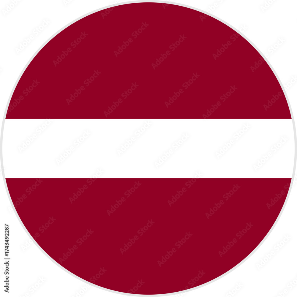 Naklejka premium Latvia flag icon