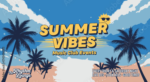 Summer Vibes Music Club Events Rhythm Lounge Presents an Unforgettable Night of Music and Fun