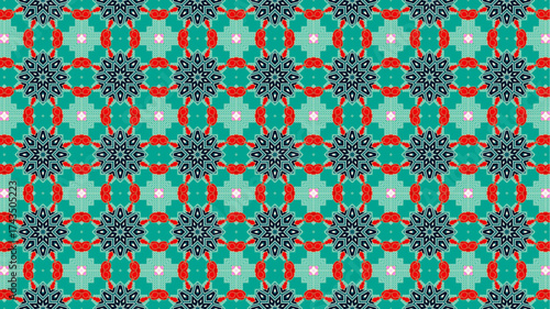 Colourful flowers, seamless patterns with floral for fabric