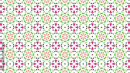 Colourful flowers, seamless patterns with floral for fabric