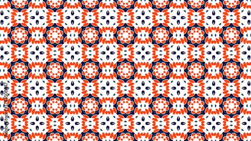 Colourful flowers, seamless patterns with floral for fabric