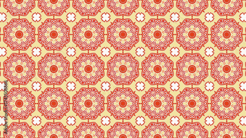 Colourful flowers, seamless patterns with floral for fabric