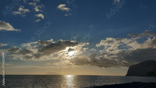 ocean, sea, waves, blue, rocl, day, beach, coast, coastline, island, madeira island, peace, travel, tourism, detsination, portugal, europe, nature, landscape, sun, sunset, clouds, cliff, mountain