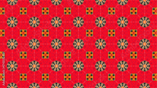 Colourful flowers, seamless patterns with floral for fabric