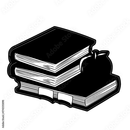 Open books are arranged in a set alongside posters and banners created for online platforms, demonstrating a love for literature, education, and the pursuit of knowledge as a rewarding hobby,