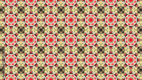 Colourful flowers, seamless patterns with floral for fabric