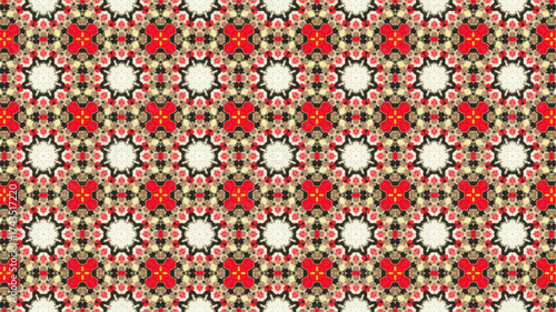 Colourful flowers, seamless patterns with floral for fabric